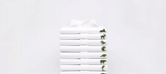 Lacoste 暂时改了绿色鳄鱼logo